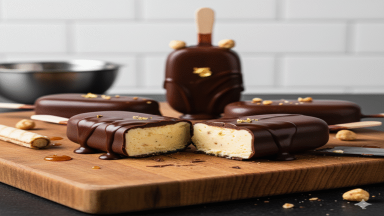 Image de glaces en trompe l'œil façon Dubaï. La réalisation de ce trompe l'œil vous est proposé lors d'un atelier de cours de pâtisserie dispensé par Le Fouet Enchanté.